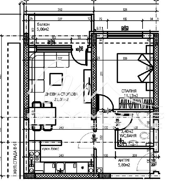 Продава 2-СТАЕН, гр. Пловдив, Тракия, снимка 2 - Aпартаменти - 48101905