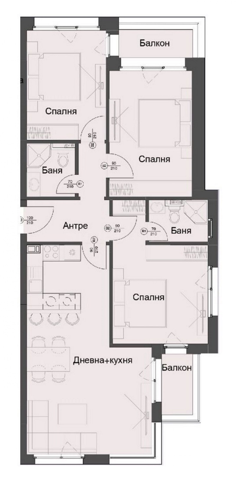 Zu verkaufen  3 Schlafzimmer Sofia , Witoscha , 136 qm | 42392165 - Bild [2]