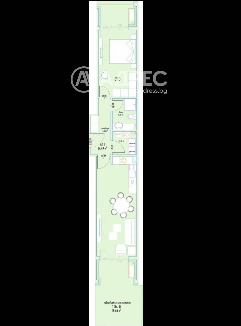 Продава 2-СТАЕН, гр. София, Малинова долина, снимка 16 - Апартаменти - 56065734