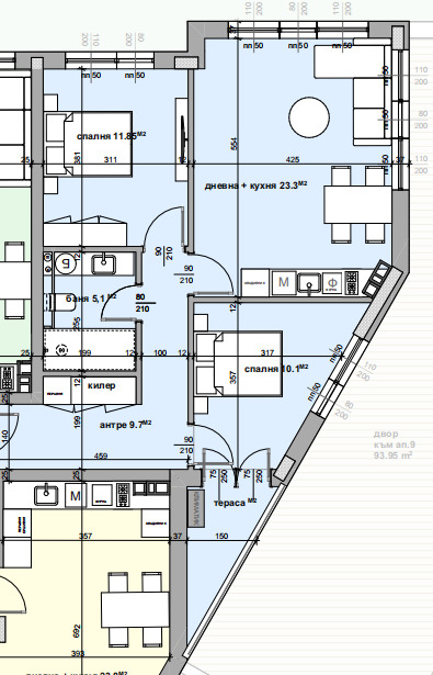 Продава 3-СТАЕН, гр. Стара Загора, Студентско градче