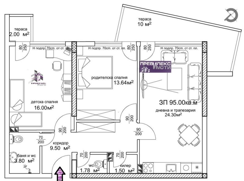 Продава 3-СТАЕН, гр. Пловдив, Съдийски, снимка 7 - Апартаменти - 53526405