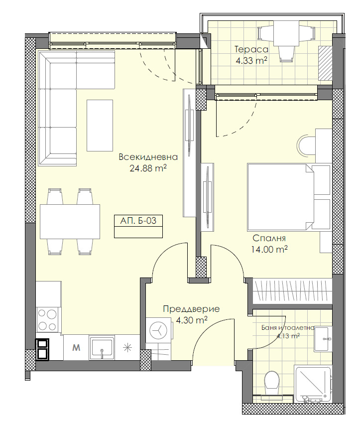 Продава  2-стаен град Пловдив , Остромила , 70 кв.м | 73737050 - изображение [3]