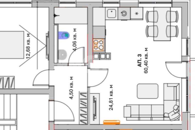 Продава 2-СТАЕН, гр. София, Малинова долина, снимка 2 - Апартаменти - 52844955
