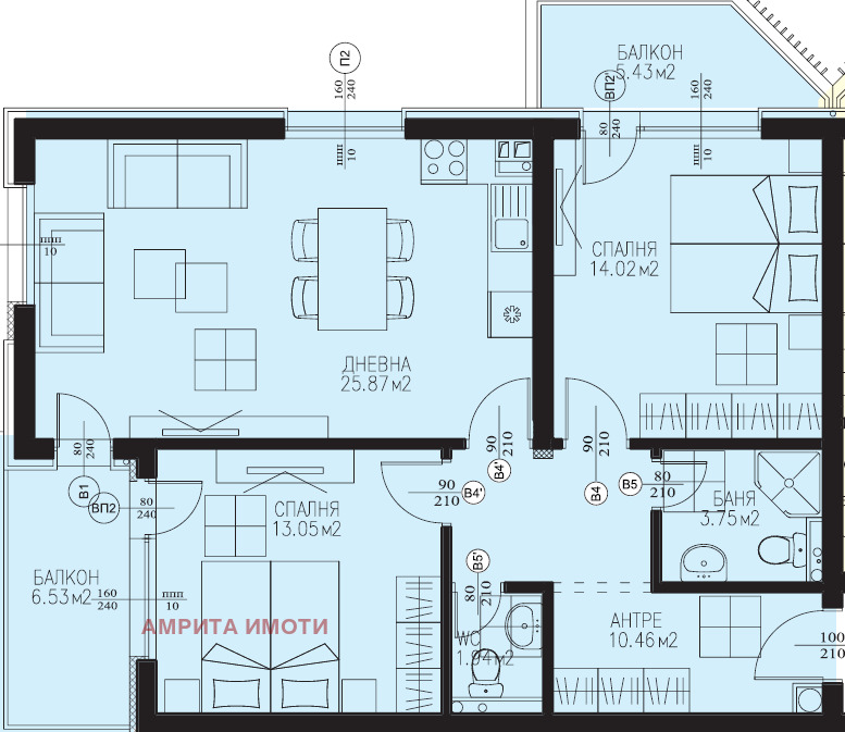 Na prodej  2 ložnice Sofia , Dragalevci , 111 m2 | 55926619 - obraz [3]