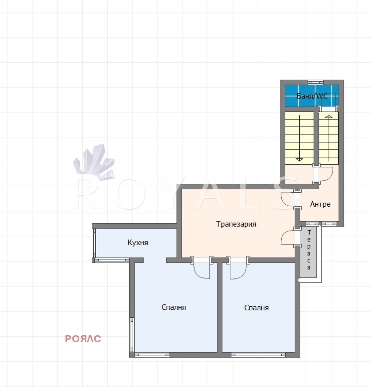 Продава ЕТАЖ ОТ КЪЩА, гр. Бургас, Лазур, снимка 6 - Етаж от къща - 55091463
