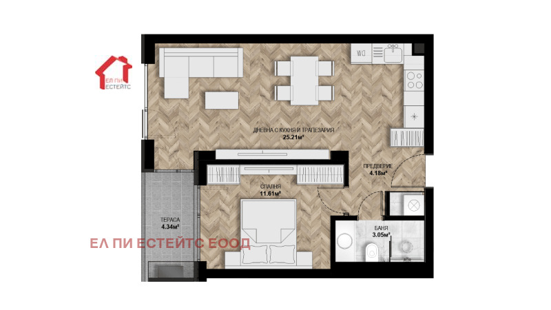 Продава 2-СТАЕН, гр. София, Център
