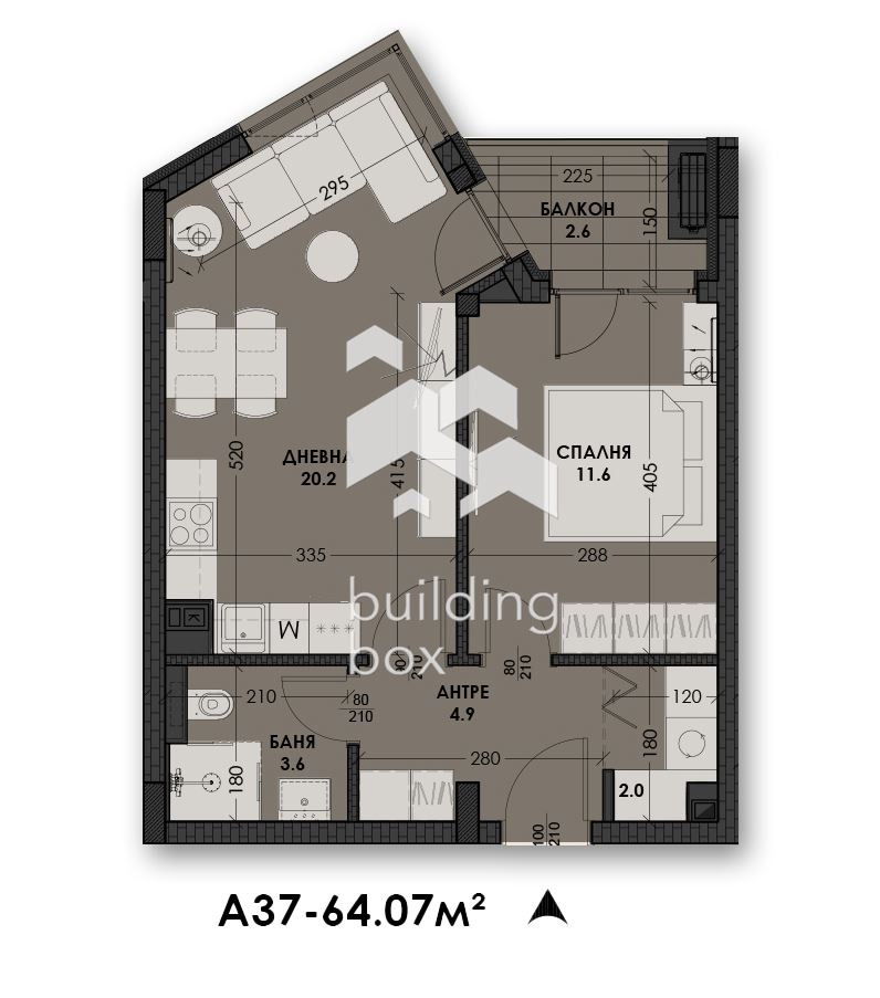 Продава 2-СТАЕН, гр. Варна, Виница, снимка 2 - Апартаменти - 54530934