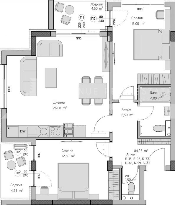 In vendita  2 camere da letto Plovdiv , Hristo Smirnenski , 100 mq | 51785185 - Immagine [2]