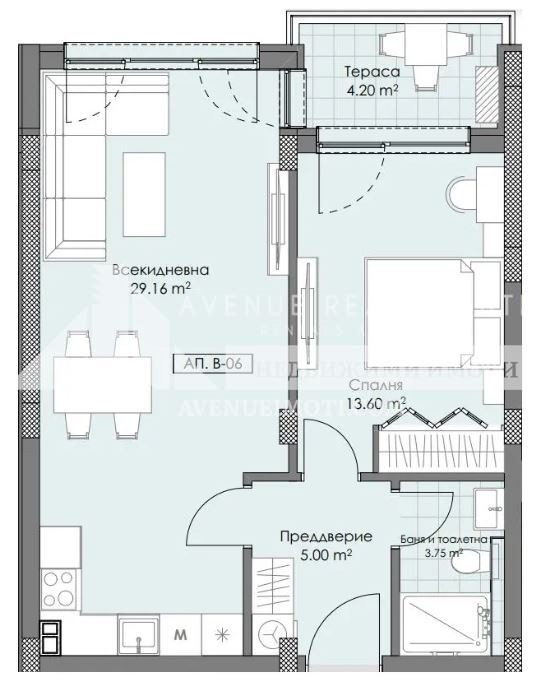 Till salu  1 sovrum Plovdiv , Ostromila , 73 kvm | 32441811 - bild [2]