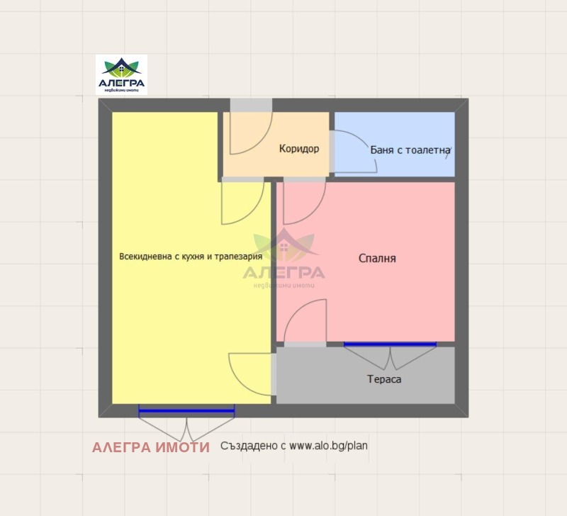 Na sprzedaż  1 sypialnia Pazardżik , Promiszlena zona , 66 mkw | 90393047 - obraz [2]