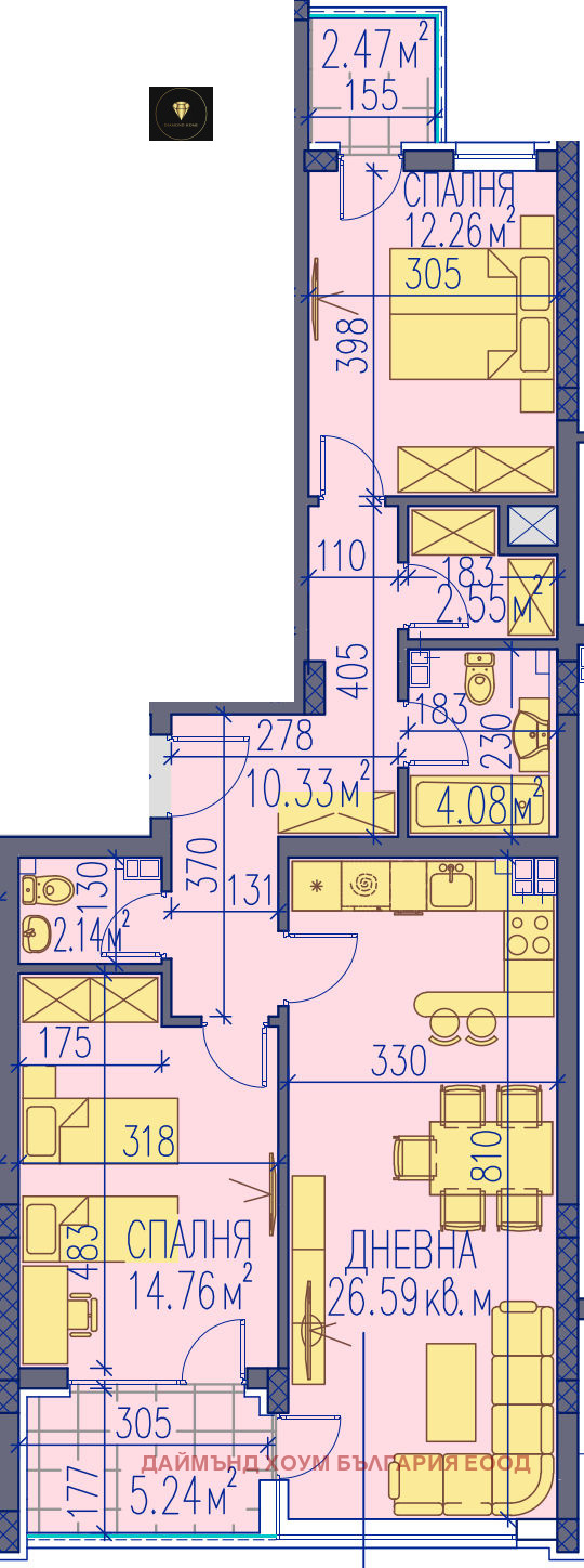 Продава 3-СТАЕН, гр. Пловдив, Тракия, снимка 2 - Aпартаменти - 48233391