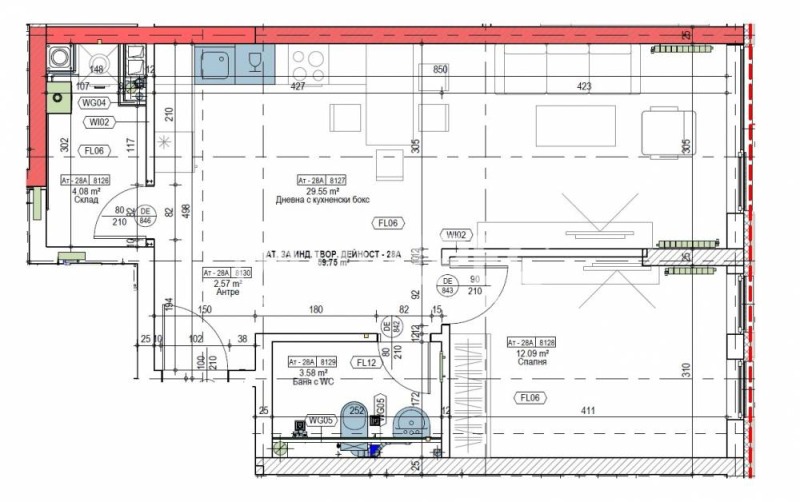 Eladó  1 hálószoba Sofia , Manastirski livadi , 70 négyzetméter | 31127998 - kép [2]