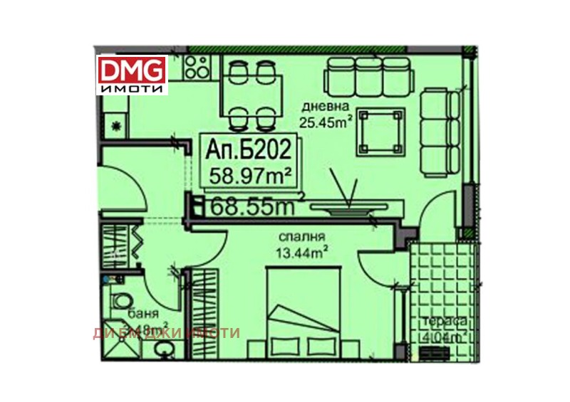 Продава 2-СТАЕН, гр. София, Левски Г, снимка 2 - Апартаменти - 53162250