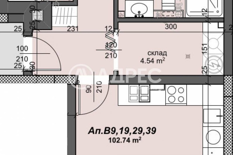Myytävänä  2 makuuhuonetta Plovdiv , Trakija , 125 neliömetriä | 26746680 - kuva [6]