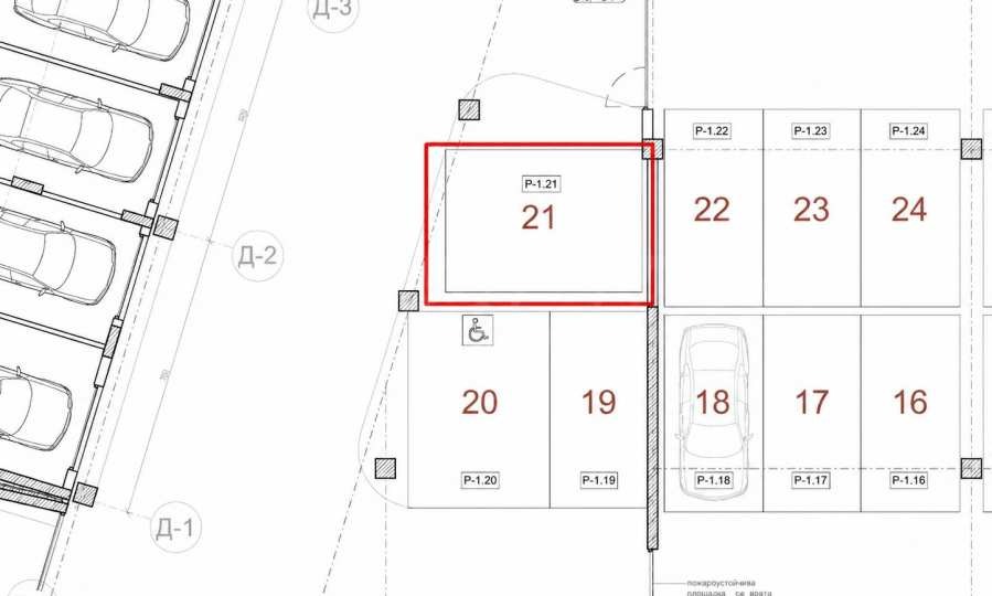 Продава ГАРАЖ, ПАРКОМЯСТО, гр. Бургас, Славейков, снимка 3 - Гаражи и паркоместа - 55588613