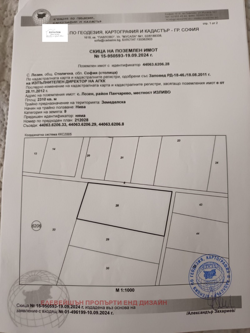 Продаја  Земљиште регион Софиа , Лозен , 3099 дка | 24431587 - слика [4]