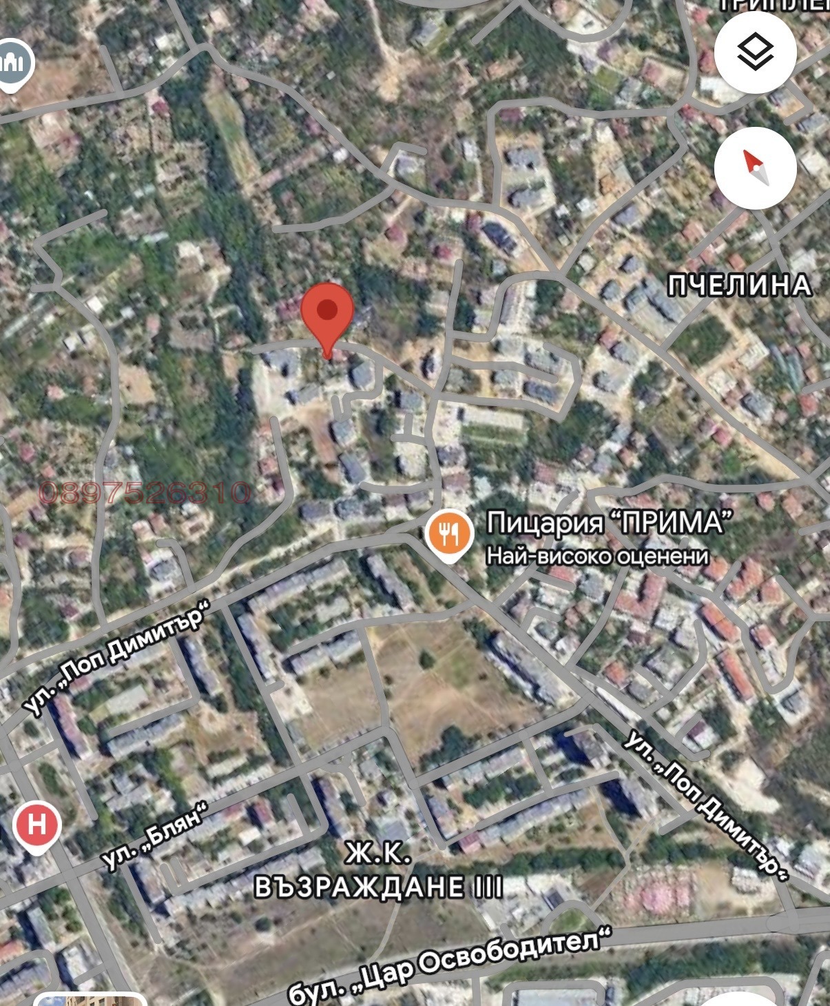 Продава ПАРЦЕЛ, гр. Варна, м-т Пчелина, снимка 3 - Парцели - 55712830