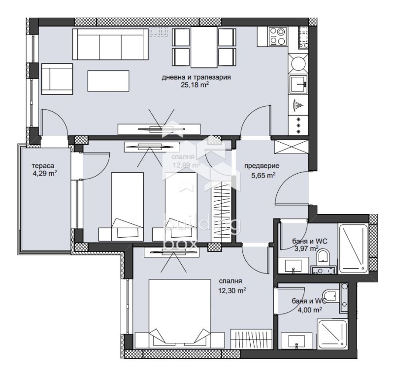 Продава 3-СТАЕН, гр. Пловдив, Христо Смирненски, снимка 5 - Aпартаменти - 48613733