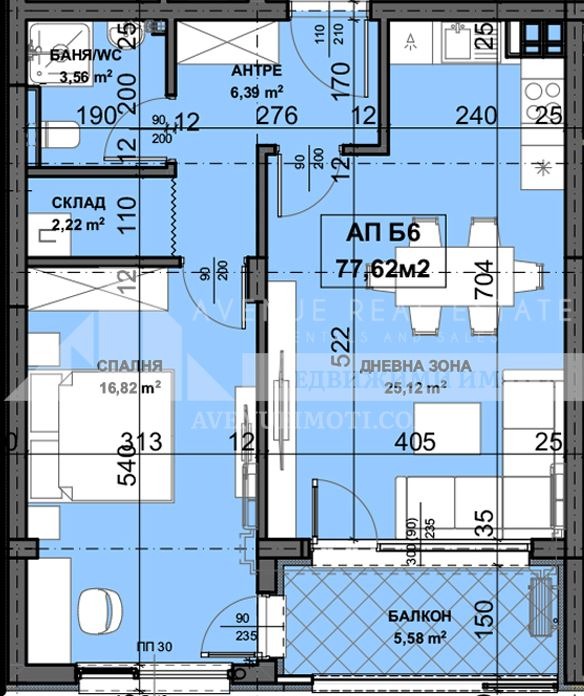 На продаж  1 спальня Пловдив , Остромила , 78 кв.м | 83638135 - зображення [2]