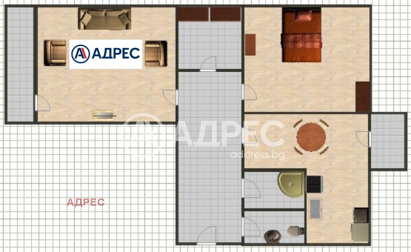 À venda  1 quarto Varna , Kaisieva gradina , 71 m² | 52305776 - imagem [4]