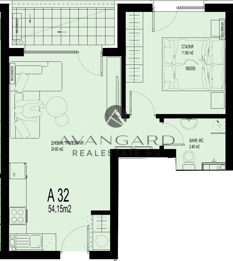 Продава 2-СТАЕН, гр. Пловдив, Христо Смирненски, снимка 2 - Апартаменти - 52736218