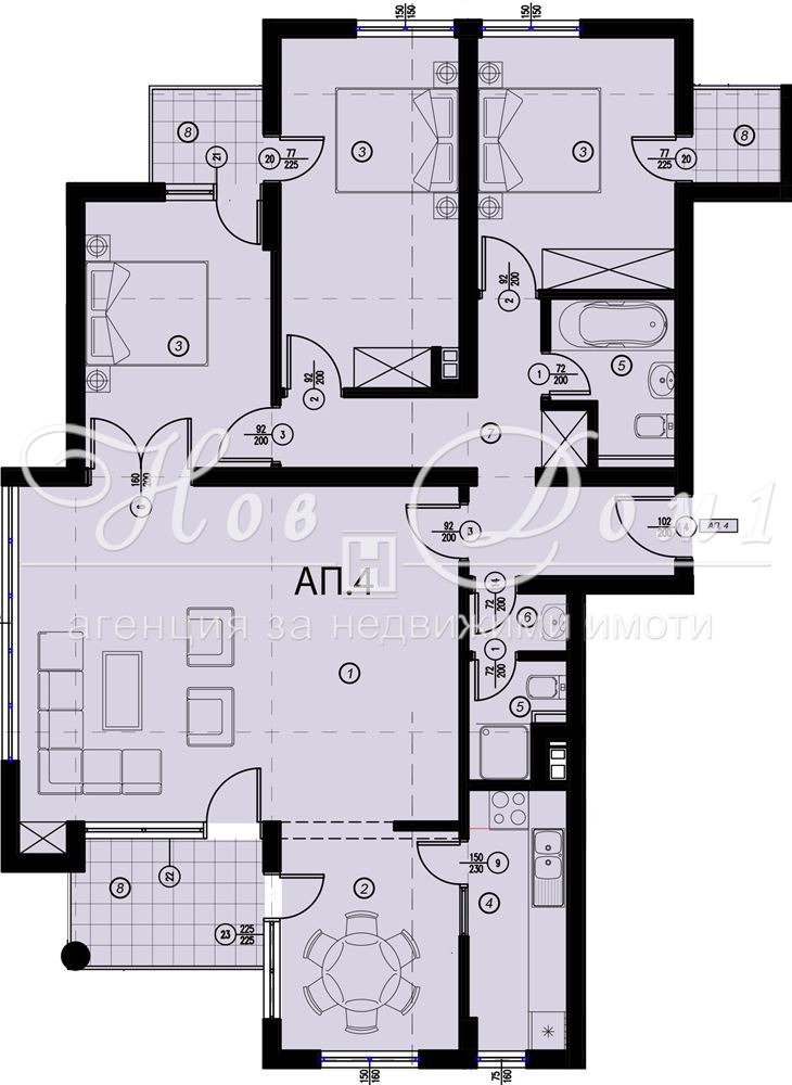 Te koop  3 slaapkamers Sofia , Manastirski livadi , 170 m² | 53146219 - afbeelding [17]