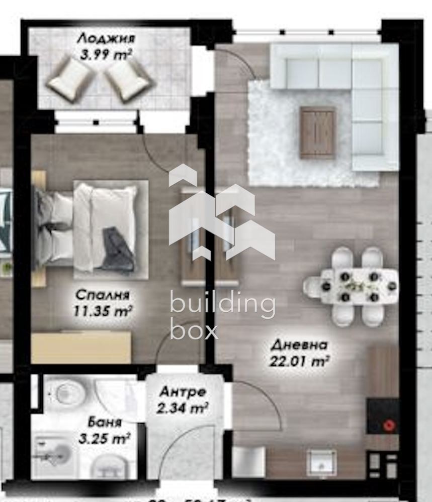 Продава 2-СТАЕН, гр. Пловдив, Остромила, снимка 2 - Апартаменти - 54290758