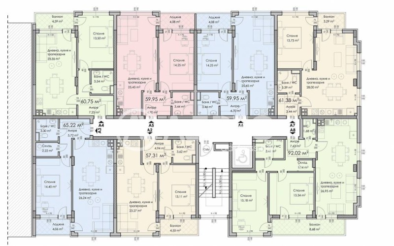 Продава 2-СТАЕН, гр. София, Обеля 1, снимка 2 - Aпартаменти - 46962369