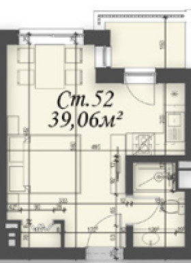 Продава 1-СТАЕН, к.к. Слънчев бряг, област Бургас, снимка 2 - Апартаменти - 54155833