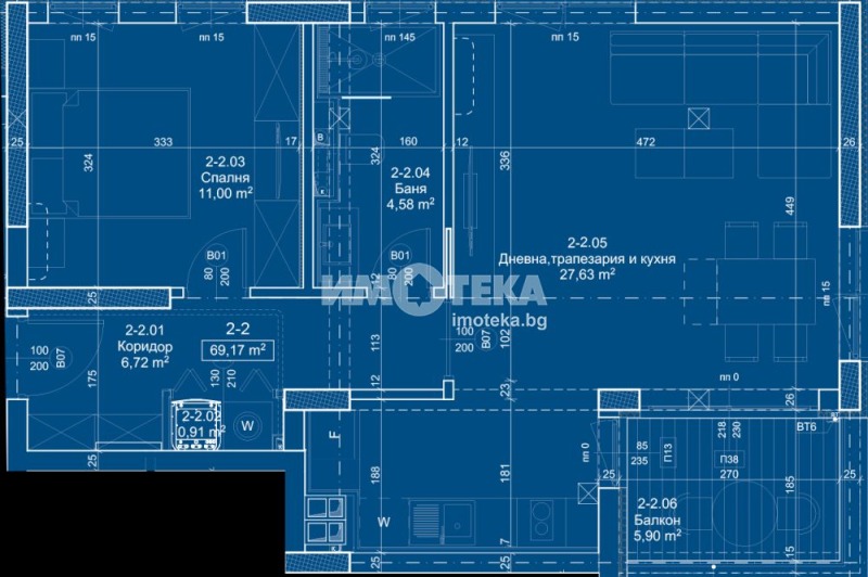 De vânzare  1 dormitor Sofia , Panciarevo , 82 mp | 46569009 - imagine [17]