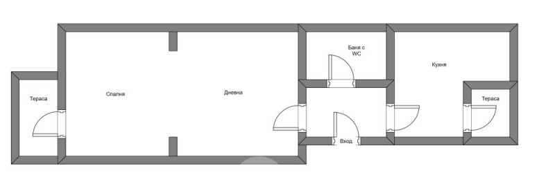 Na sprzedaż  1 sypialnia Sofia , Centar , 55 mkw | 97266124 - obraz [4]