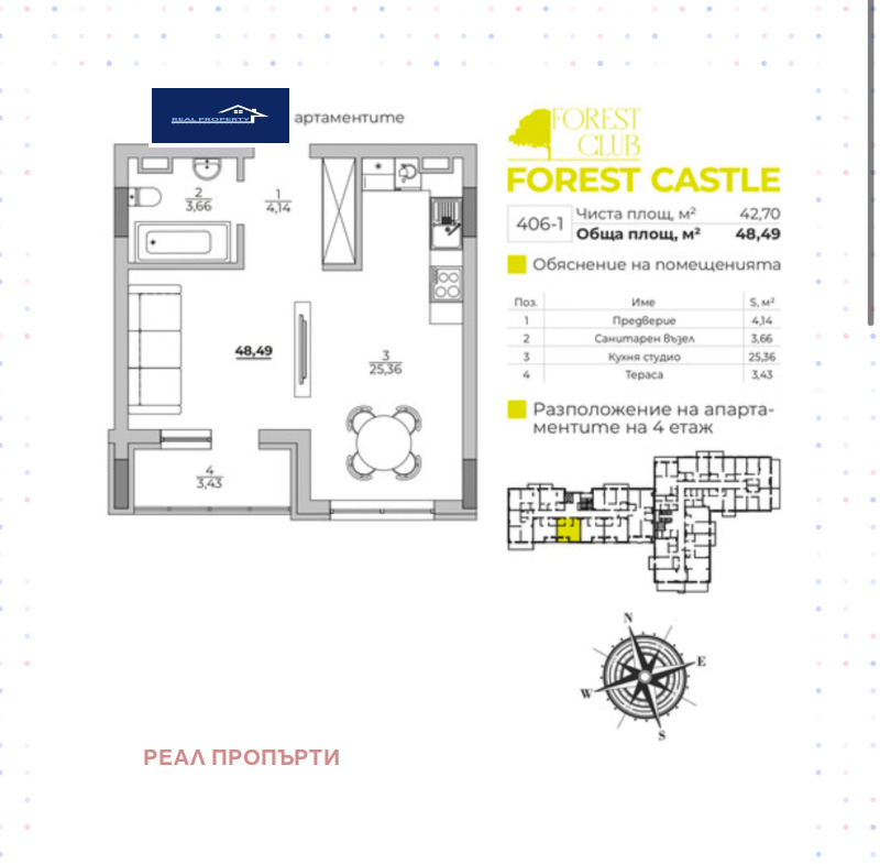 Продава 1-СТАЕН, гр. Варна, м-т Ален мак, снимка 6 - Aпартаменти - 48709779