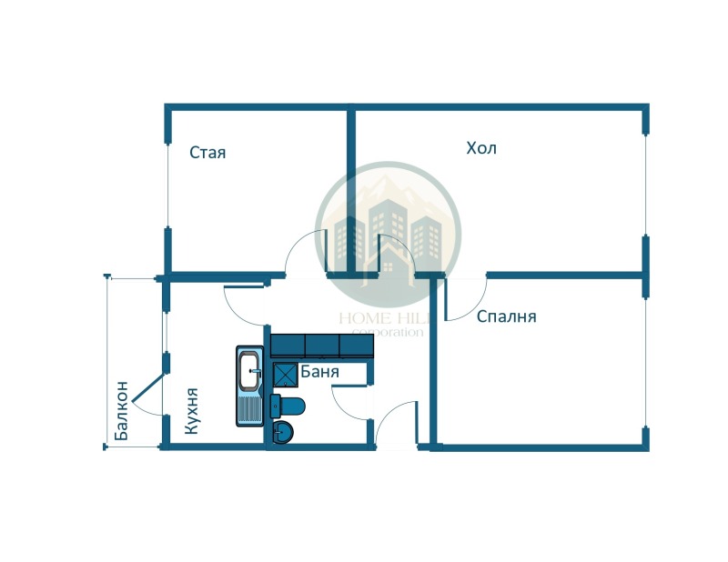 Продава 3-СТАЕН, гр. София, Дианабад, снимка 5 - Апартаменти - 52704327