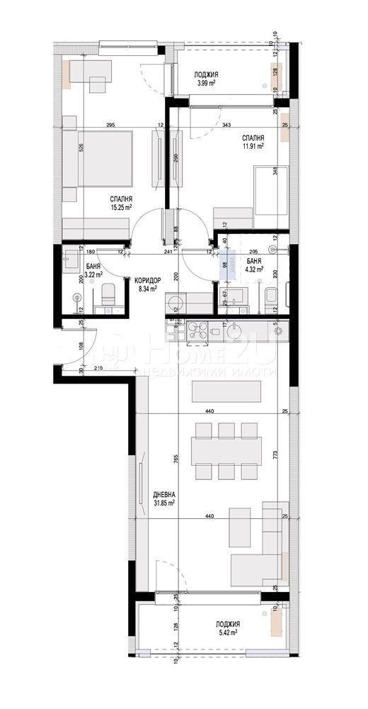 Продава 3-СТАЕН, гр. Варна, Левски 1, снимка 8 - Апартаменти - 56116979