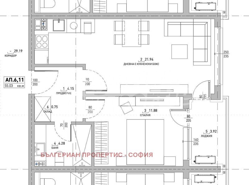 Продава 2-СТАЕН, гр. София, Малинова долина, снимка 3 - Aпартаменти - 48618906