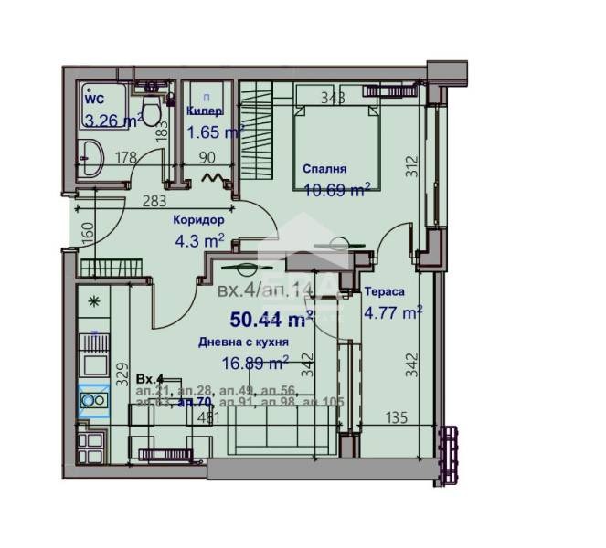 Продава 2-СТАЕН, гр. Варна, Младост 1, снимка 3 - Aпартаменти - 49481425