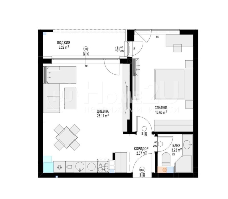 Продава 2-СТАЕН, гр. София, Славия, снимка 8 - Апартаменти - 52991234