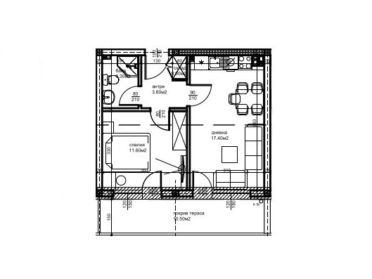 Продава 2-СТАЕН, гр. Пловдив, Остромила, снимка 2 - Апартаменти - 54280106