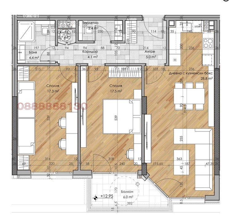Продава 3-СТАЕН, гр. София, Дружба 2