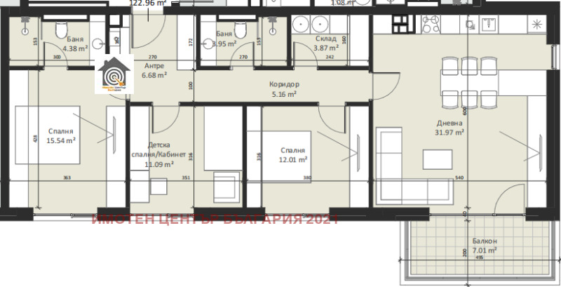 Продава 4-СТАЕН, гр. София, Малинова долина