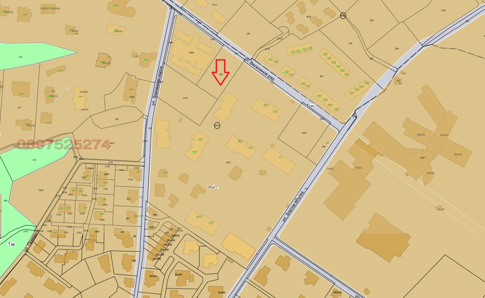 Продава ПАРЦЕЛ, гр. София, с. Панчарево, снимка 3 - Парцели - 53649869