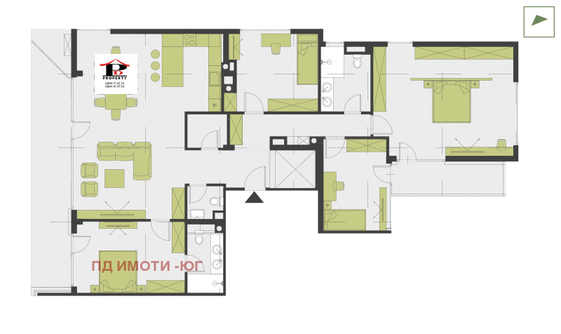 Продава МНОГОСТАЕН, гр. София, Кръстова вада, снимка 5 - Апартаменти - 52050454