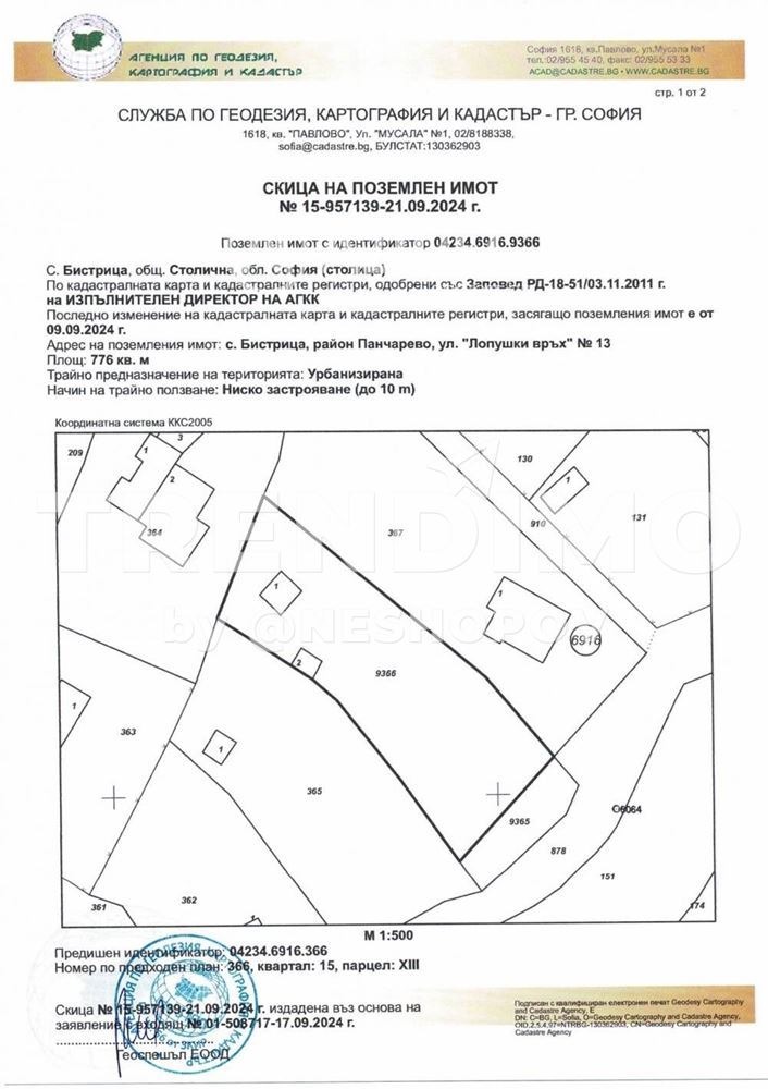 Eladó  Cselekmény Sofia , m-t Kambanite , 776 négyzetméter | 11639584 - kép [2]