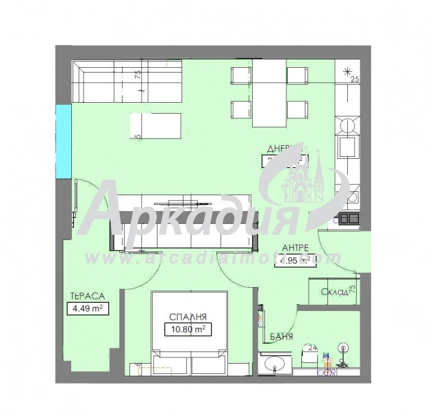 Продава 2-СТАЕН, гр. Пловдив, Христо Смирненски, снимка 3 - Апартаменти - 52720761
