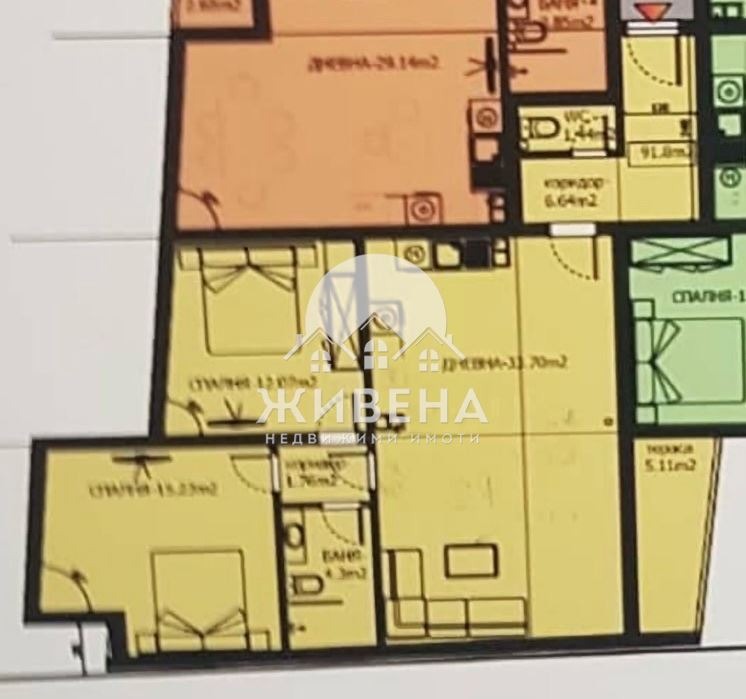 Satılık  2 yatak odası Varna , Levski 1 , 108 metrekare | 32628263 - görüntü [10]