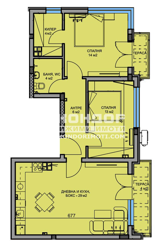 Zu verkaufen  2 Schlafzimmer Plowdiw , Komatewo , 111 qm | 44425867 - Bild [6]