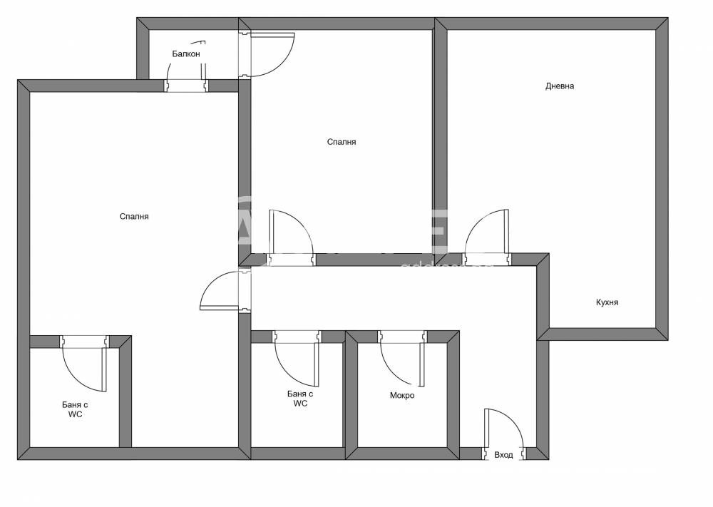 Продава 3-СТАЕН, гр. София, Център, снимка 4 - Апартаменти - 54120689