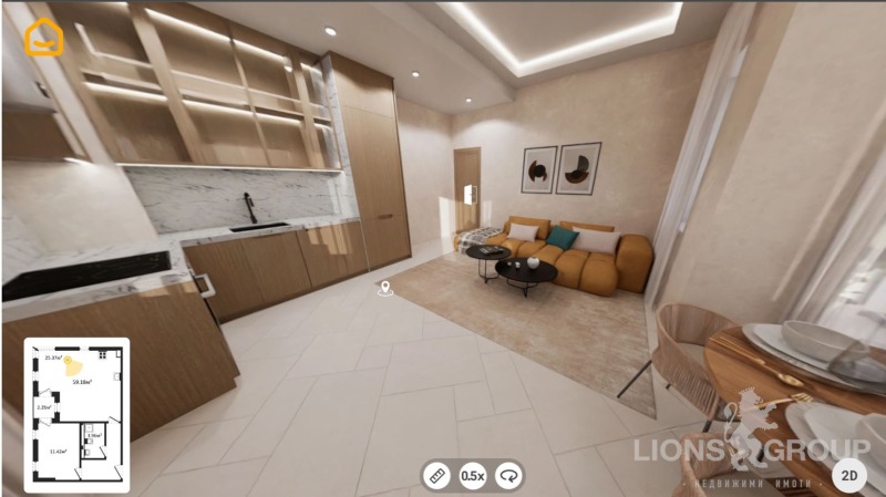 Продается  1 спальня Варна , Кайсиева градина , 68 кв.м | 88014335