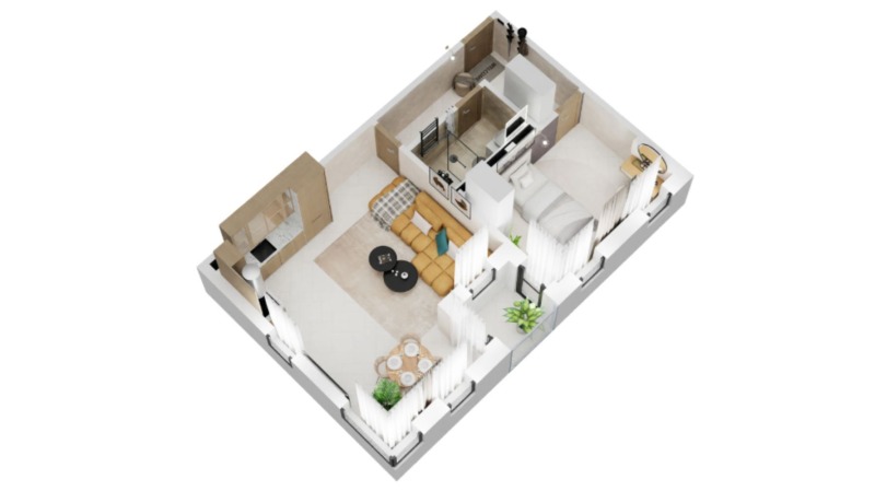 Продается  1 спальня Варна , Кайсиева градина , 68 кв.м | 88014335 - изображение [3]