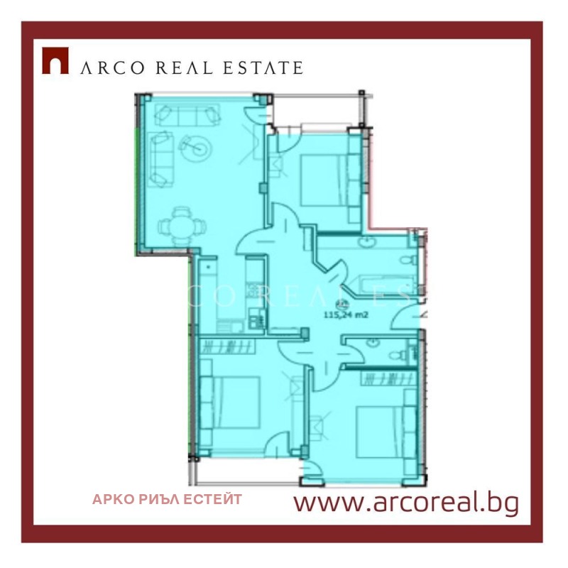 Na sprzedaż  3 sypialnie Sofia , Krastowa wada , 138 mkw | 94226580 - obraz [3]